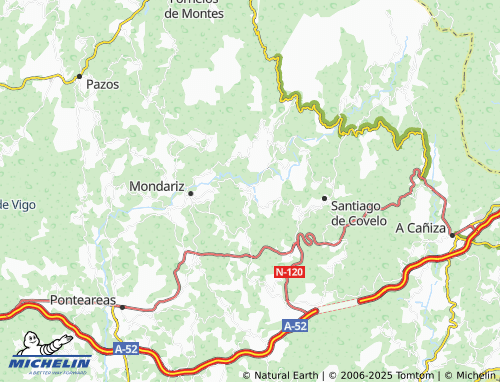 Mapa MICHELIN Lougares (San Fiz) - ViaMichelin