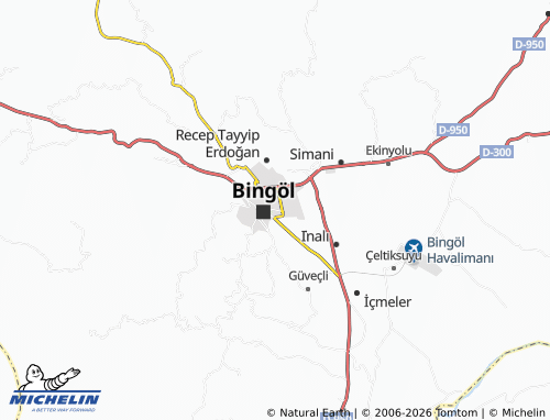 MICHELIN İnönü map - ViaMichelin