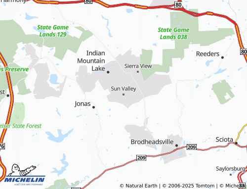 MICHELIN Sun Valley map - ViaMichelin