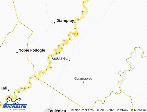 MICHELIN-Landkarte Kpanleu - ViaMichelin