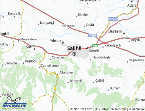 MICHELIN Özyurt map - ViaMichelin