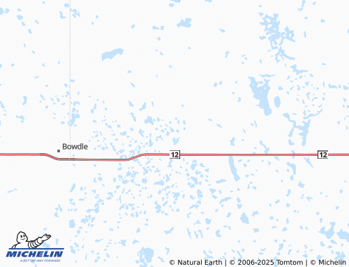 MICHELIN Cottonwood Lake map - ViaMichelin