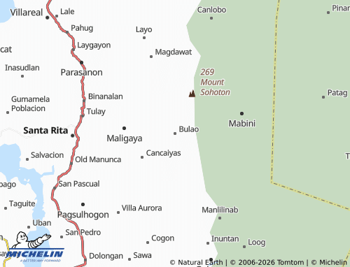 MICHELIN Bulao map - ViaMichelin