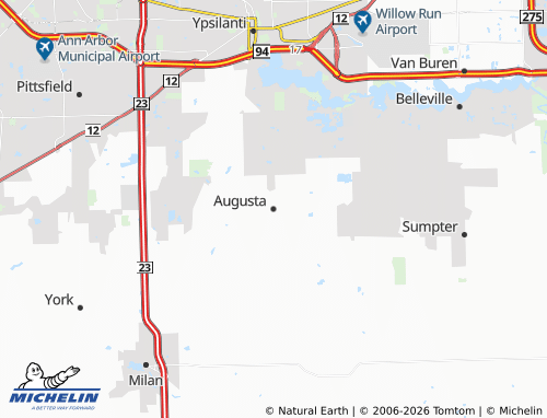 Carte MICHELIN Augusta - ViaMichelin
