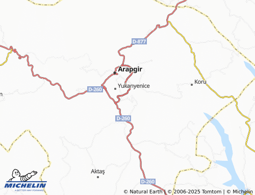 MICHELIN Kayakesen map - ViaMichelin