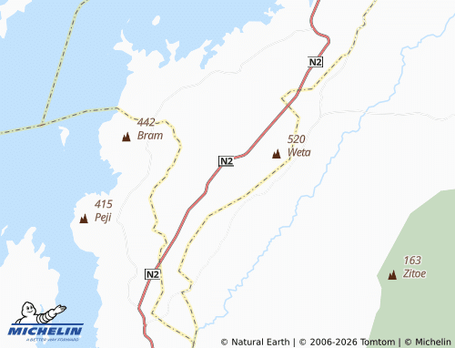 MICHELIN Peki Blengo map - ViaMichelin