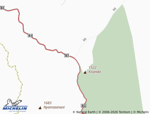 Carte MICHELIN Lusahunga - ViaMichelin