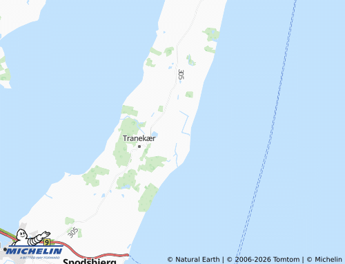 Mappa MICHELIN Tøvelsø Huse - ViaMichelin