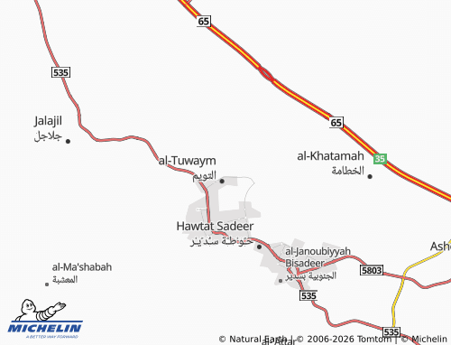MICHELIN-Landkarte al-Murouj - ViaMichelin