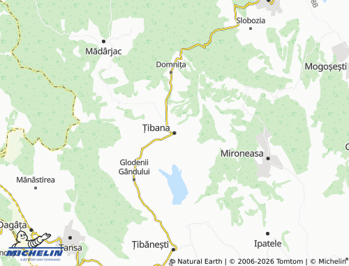 Mappa MICHELIN Țibana - ViaMichelin
