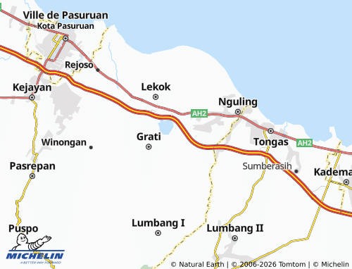 MICHELIN Sumber Dawesari map - ViaMichelin