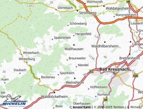 MICHELIN-Landkarte Sommerloch - ViaMichelin