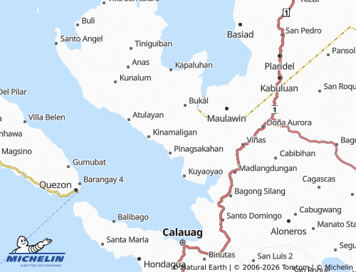 MICHELIN Bantolinao map - ViaMichelin
