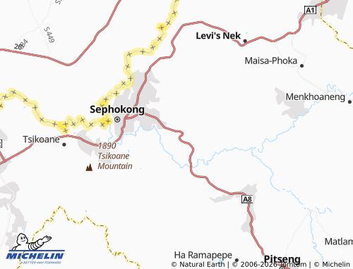 MICHELIN Ha Moliboea map - ViaMichelin