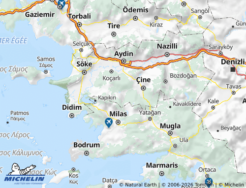 MICHELIN Karpuzlu map - ViaMichelin
