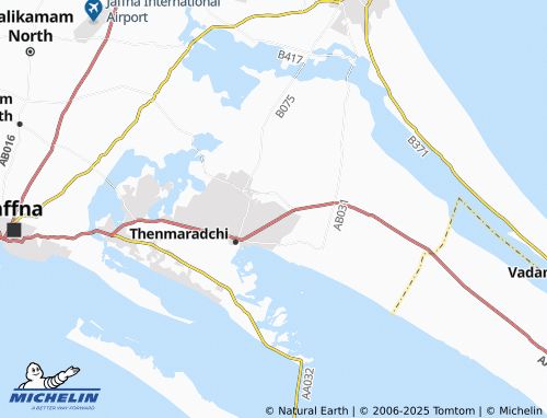 MICHELIN Meesalai West map - ViaMichelin