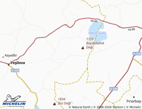 MICHELIN Çeltek map - ViaMichelin