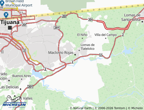 Mapa MICHELIN El Laurel II - ViaMichelin