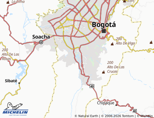 Carte MICHELIN Central de Mezclas - ViaMichelin
