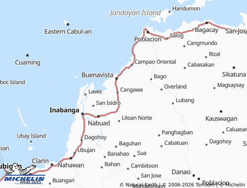 MICHELIN Cantuba map - ViaMichelin