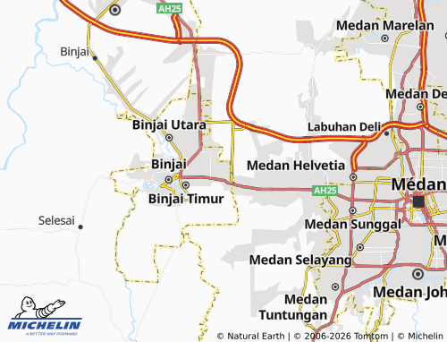 MICHELIN Sumber Karya map - ViaMichelin