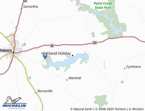 MICHELIN Highland Holiday map - ViaMichelin