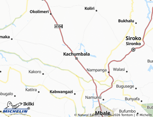 Carte MICHELIN Kachumbala - ViaMichelin