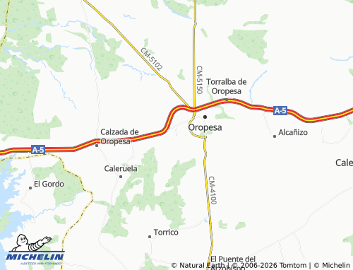 MICHELIN Lagartera map - ViaMichelin