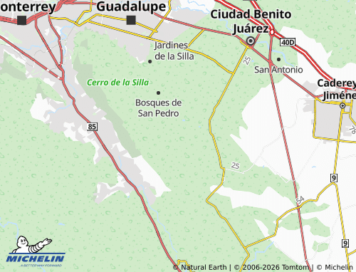 Mappa MICHELIN Santa Ana de Arriba - ViaMichelin