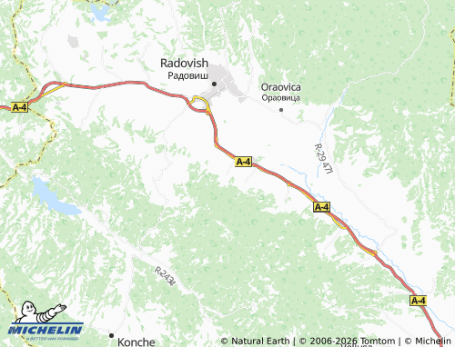 MICHELIN Voislavci map - ViaMichelin