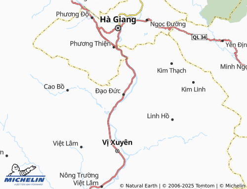 MICHELIN Đạo Đức map - ViaMichelin