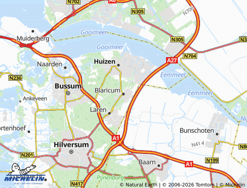 MICHELIN Blaricum map - ViaMichelin