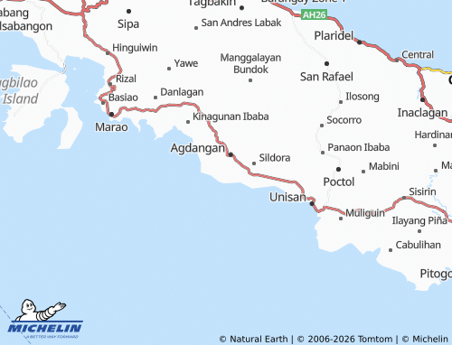MICHELIN Silangang Calutan map - ViaMichelin