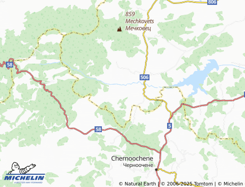 MICHELIN Boyan Botevo map - ViaMichelin
