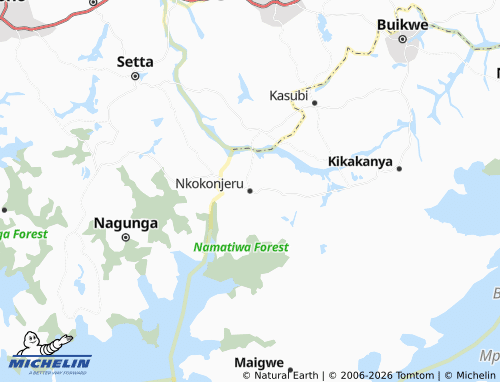 Mappa MICHELIN Nkokonjeru - ViaMichelin