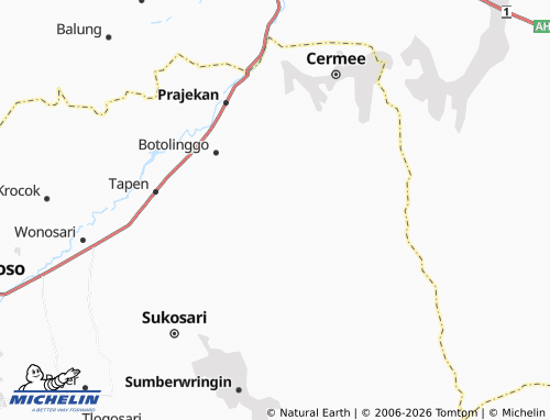 MICHELIN Gayam map - ViaMichelin