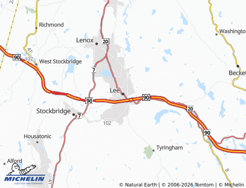 Mapa MICHELIN Lee - ViaMichelin
