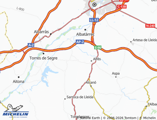 Carte MICHELIN Sunyer - ViaMichelin