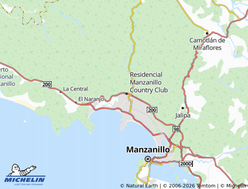 MICHELIN Vista del Mar map - ViaMichelin