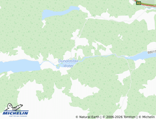 Mappa MICHELIN Dunalastair - ViaMichelin