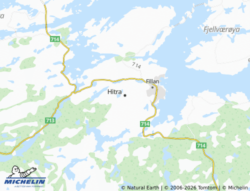 Mappa MICHELIN Hitra - ViaMichelin