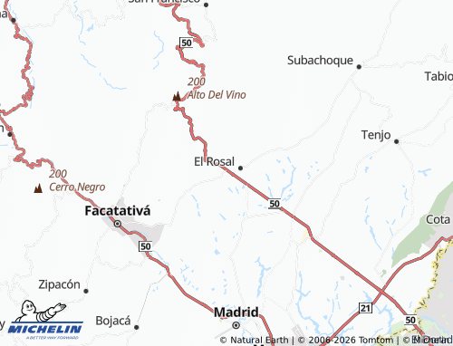 Mapa MICHELIN Tierra Grata - ViaMichelin