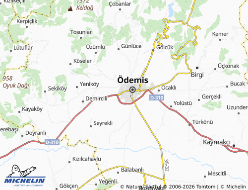 Mapa MICHELIN Üç Eylül - ViaMichelin