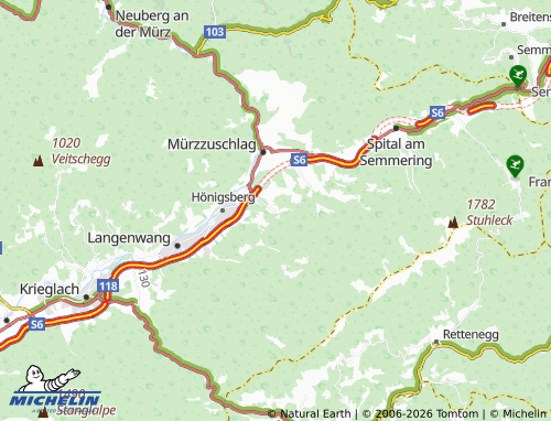 MICHELIN Ganz map - ViaMichelin