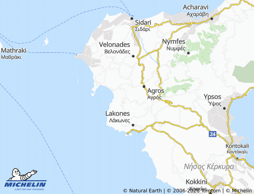 MICHELIN Pagoi map - ViaMichelin