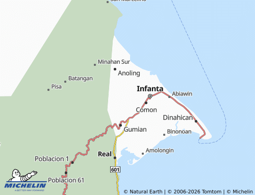 MICHELIN Banugao map - ViaMichelin