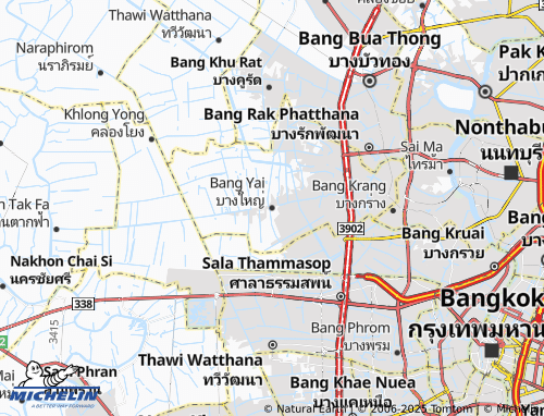 MICHELIN Bang Yai map - ViaMichelin