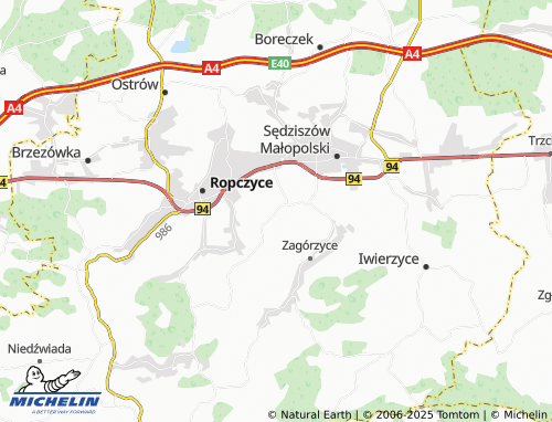 MICHELIN-Landkarte Dolna Gnojnica - ViaMichelin