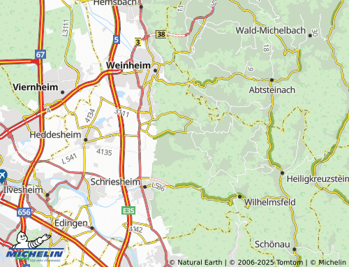 MICHELIN Heiligkreuz map - ViaMichelin
