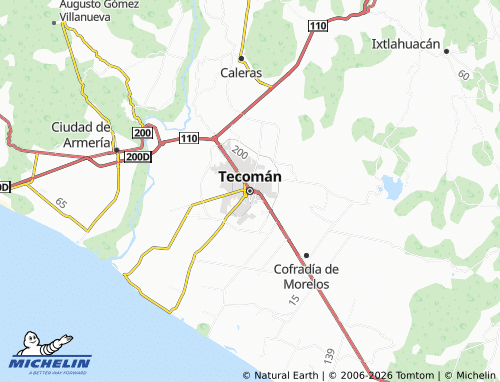 Mappa MICHELIN Tecoman - ViaMichelin